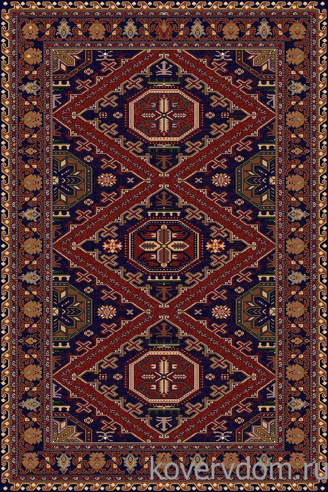 Ковер а-ля винтажный Дагестанский-A узор 40564
