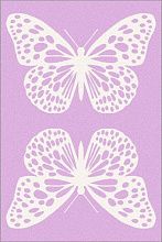 Ковер Agnella SOFT Butterfly rose Бабочки